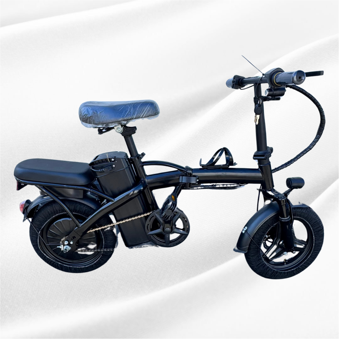 Side profile highlighting the bike’s comfort and performance.