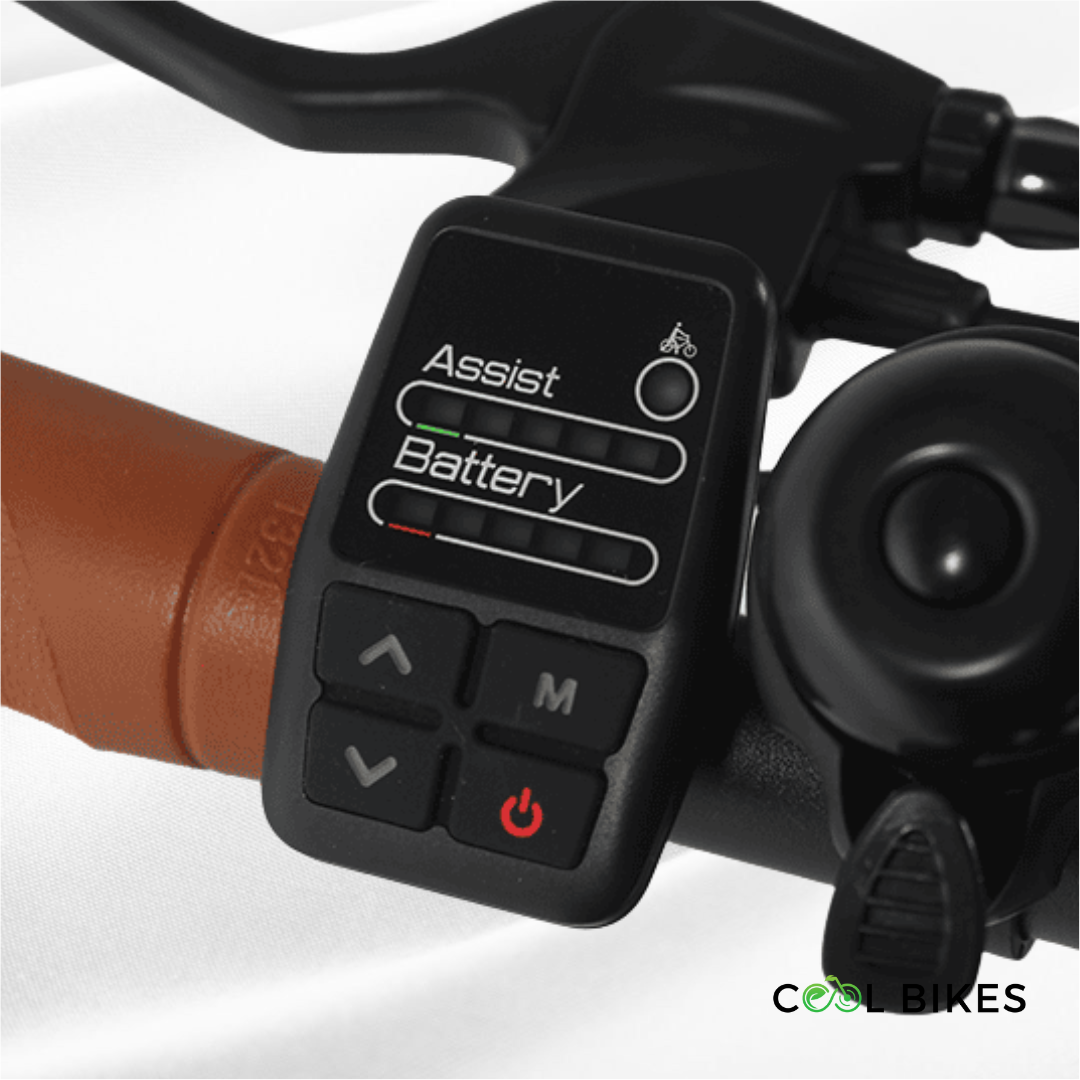 MUV Dutch electric bike with step-through frame and long-range battery, perfect for comfortable city rides in Sydney.