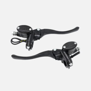 E-Bike Hydraulic Brake Lever (10mm) — Left and Right levers with integrated master cylinder and motor cut-off sensor wiring